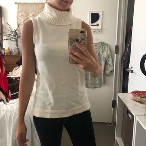 J Crew sleeveless turtleneck sweater - xs